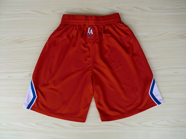  NBA Los Angeles Clippers New Revolution 30 Red Shorts